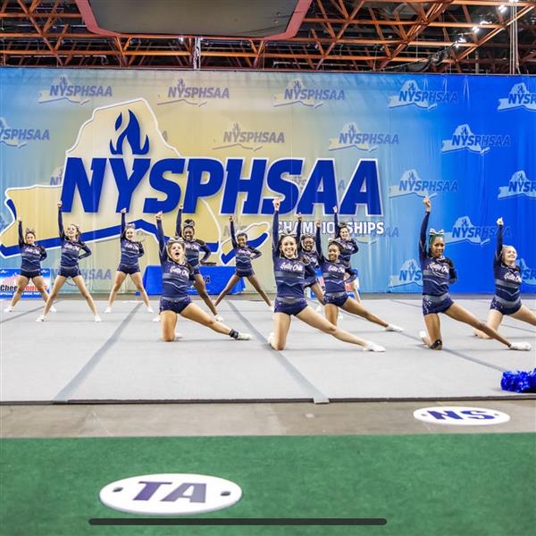  Gates Chili Varsity Cheer competes at NYSPHSAA Cheerleading Championships